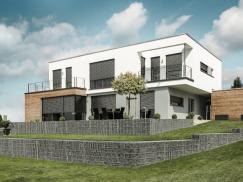 Raffstoren von ROMA bei modernem Einfamilienhaus