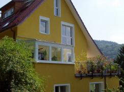 Kunststofffenster weiß mit Unterlicht