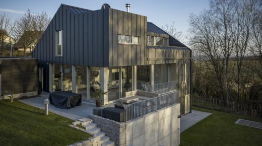 Fensterelemente in Alu-Holz