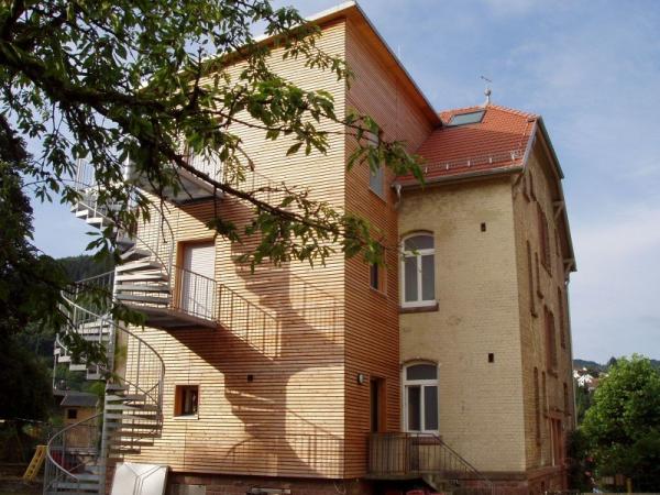 Kunststofffenster mit Stulp und Oberlicht