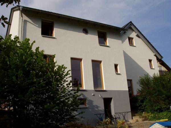 Holzfenster und Festverglasung