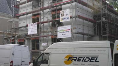 Fenster-Montage bei Rohbau