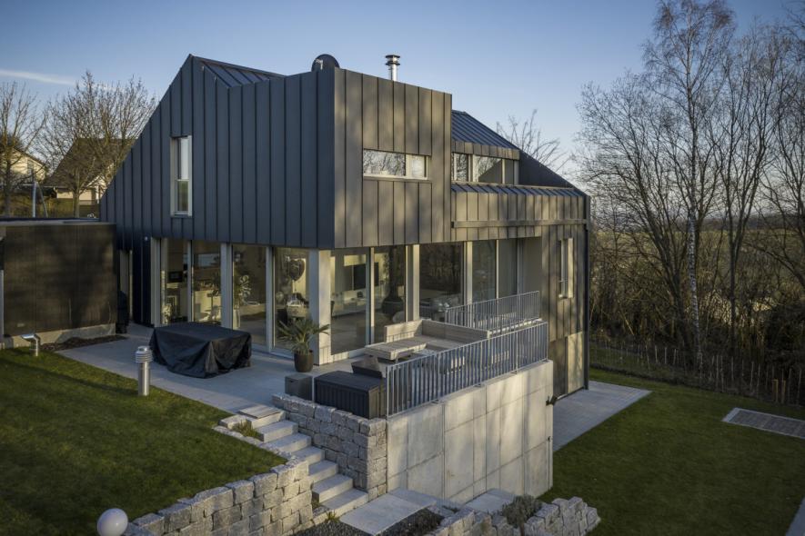 Fensterelemente in Alu-Holz